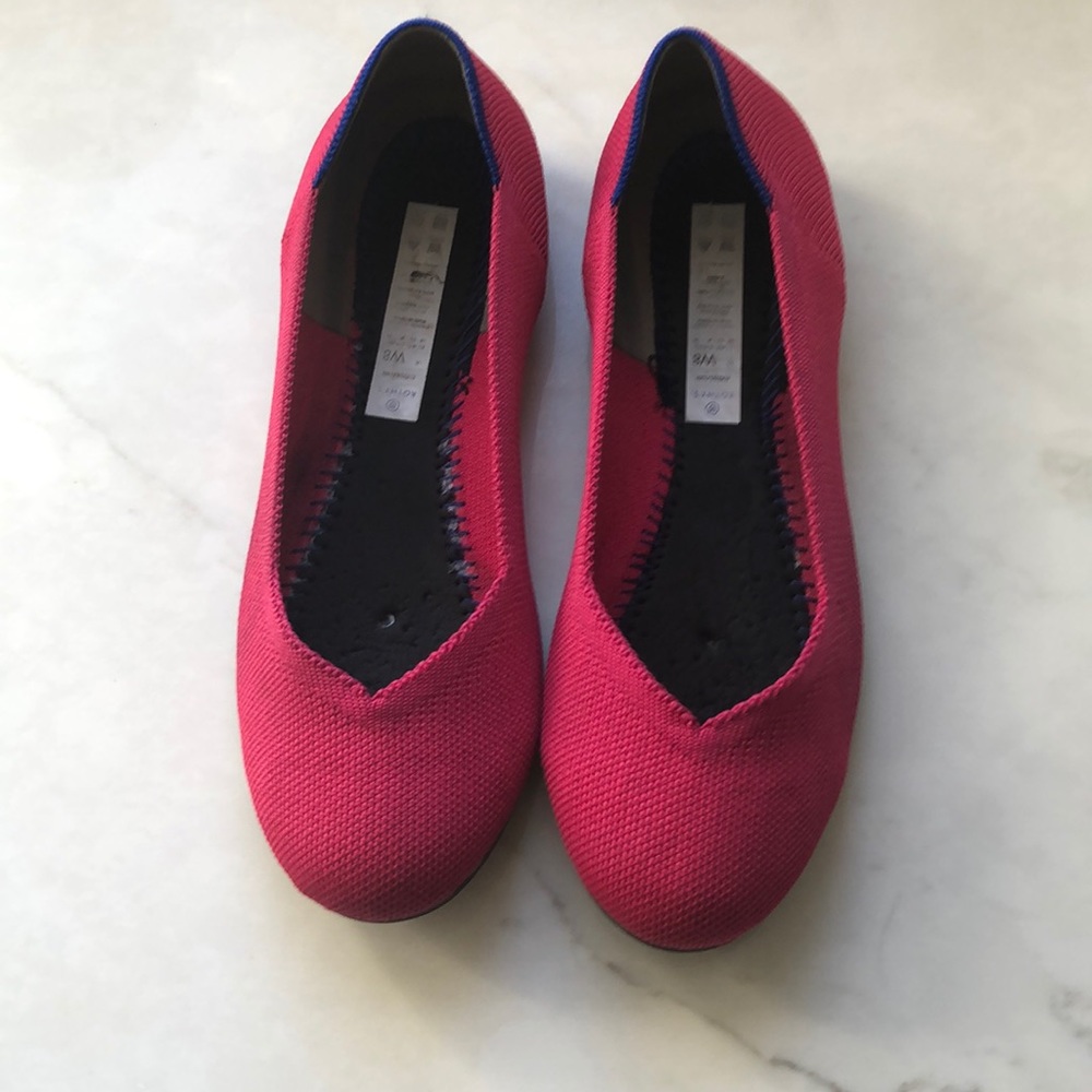Hot Pink Rothy’s Ballet Flat RETIRED COLOR